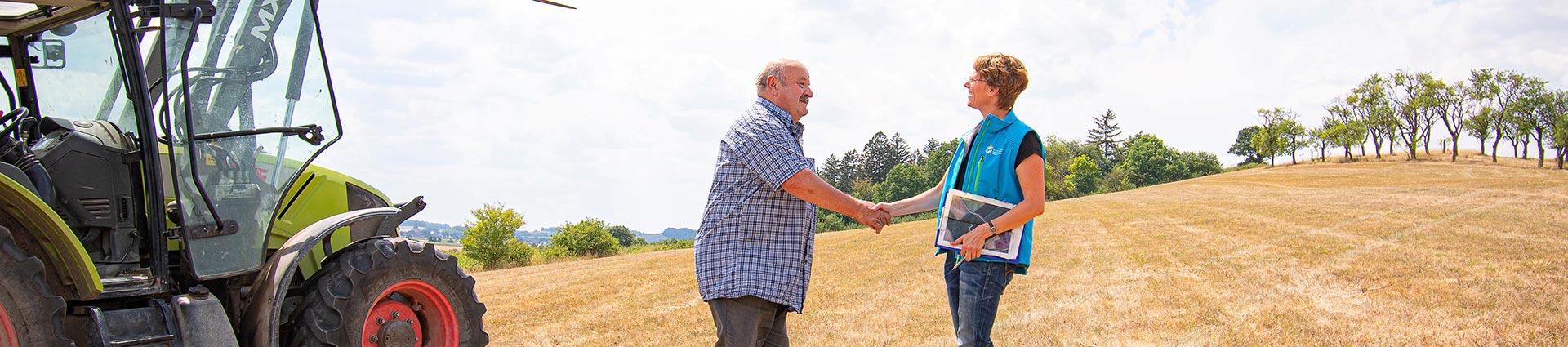 Naturtalent Stefanie Schwarz mit Landwirt